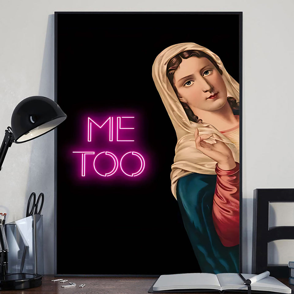 Moi aussi - Toile et affiche chrétiennes