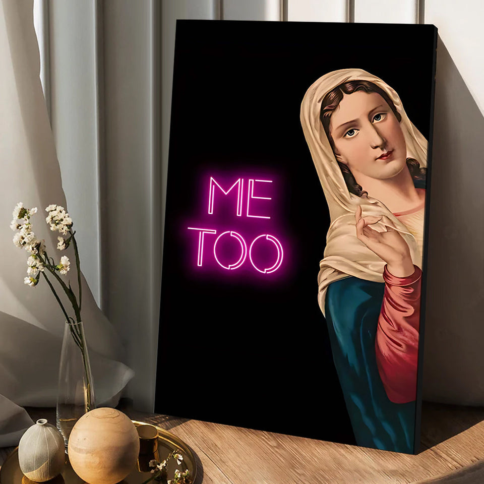 Moi aussi - Toile et affiche chrétiennes