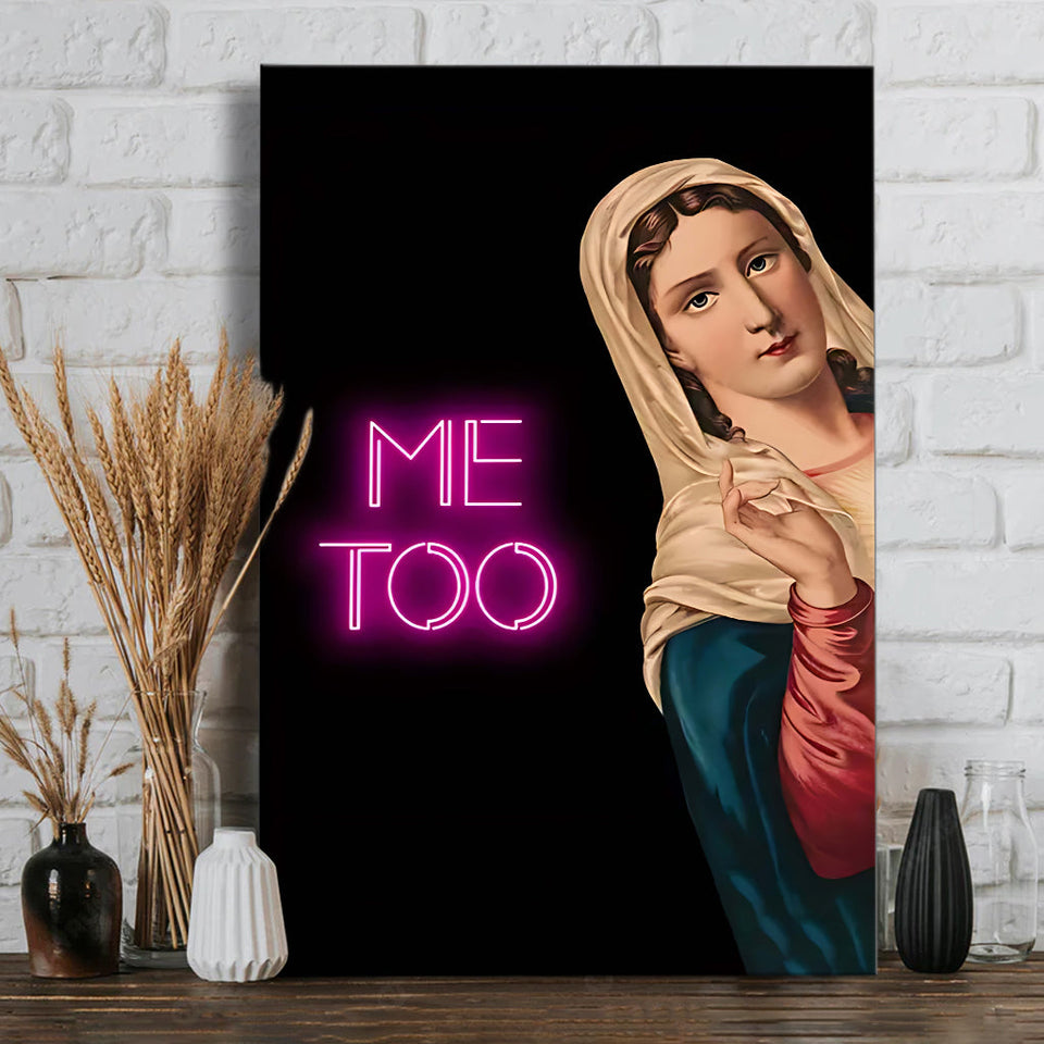 Moi aussi - Toile et affiche chrétiennes