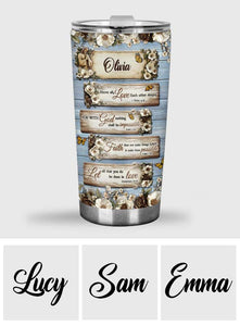 Let All That You Do Be Done In Love - Personalized Christian Tumbler