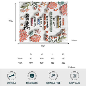 You Are Bible - Personalized Christian Blanket