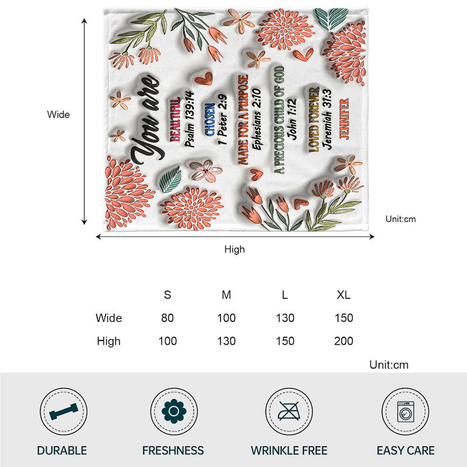 You Are Bible - Personalized Christian Blanket