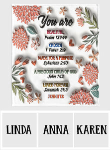 You Are Bible - Personalized Christian Blanket