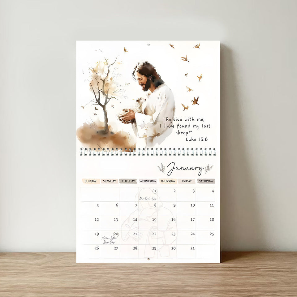 Temps béni - Calendrier mural chrétien