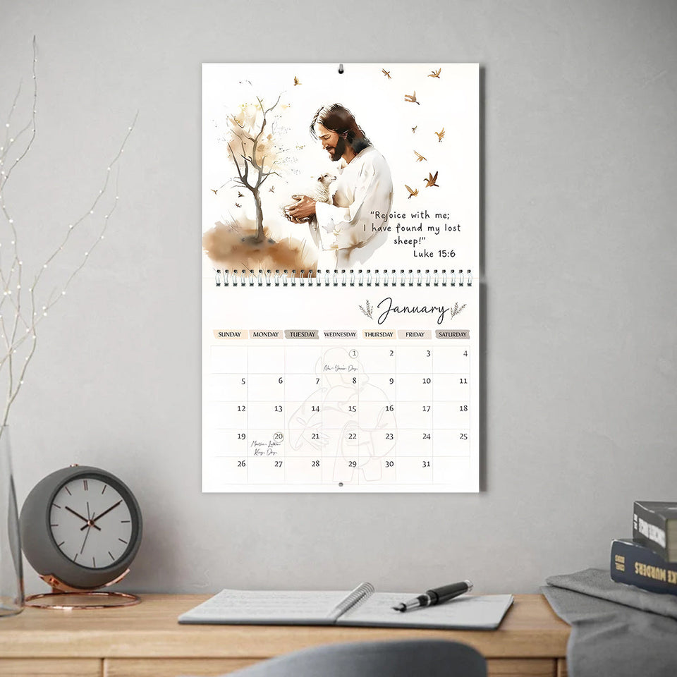 Temps béni - Calendrier mural chrétien