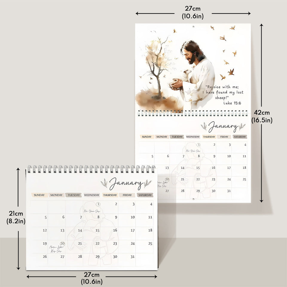 Temps béni - Calendrier mural chrétien