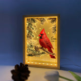 Your Light Will Always Shine In My Heart - Personalized Memorial Picture Frame Light Box
