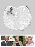 Un être cher est au ciel - Plaque commémorative personnalisée en acrylique.
