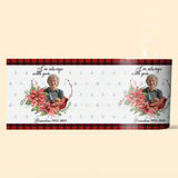 Je suis toujours avec toi - Cadeau commémoratif pour le décès de grand-mère ou grand-père - Bougie personnalisée avec couvercle en bois