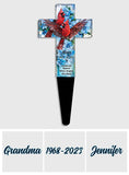 Cardinals Appear When Angels Are Near 
- Personalized Memorial Acrylic Plaque Stake