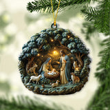 Sainte Famille - Ornement chrétien personnalisé