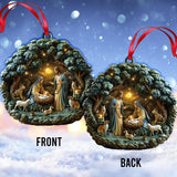 Sainte Famille - Ornement chrétien personnalisé