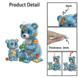 Maman Ours - Ornement de sensibilisation à l'autisme