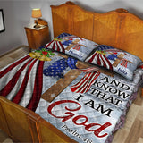 Be Still - Personalized Christian Quilt Set