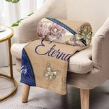 For God So Loved The World - Personalized Christian Blanket