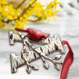 Cardinal Letter - Personalized Memorial Ornament