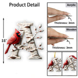 Cardinal Letter - Personalized Memorial Ornament