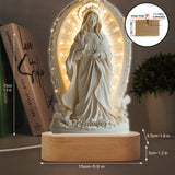 Believer - Personalized Christian Shaped Plaque Light Base