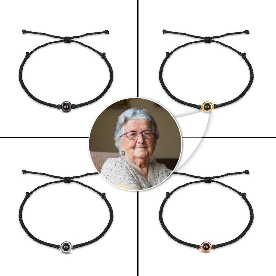 Ceux qu'on aime ne disparaissent jamais - Bracelet de projection personnalisé, cadeau commémoratif en cas de perte.