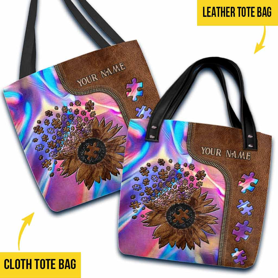 Accept Understand Love - Autism Awareness Personalized Tote Bag