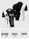 Jésus est mon Dieu - Polo chrétien personnalisé