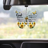 God Says You Are... - Christian Transparent Car Ornament