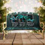 My Heart Still Looks For You - Personalized Memorial Wooden Bench