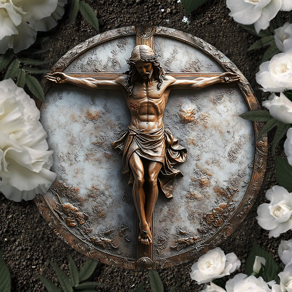 Commence par le Christ - Pierre ronde chrétienne