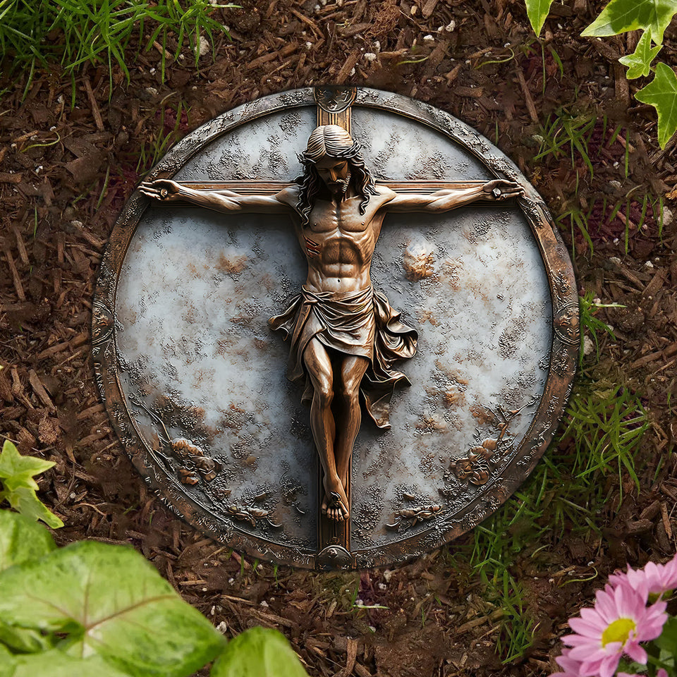Commence par le Christ - Pierre ronde chrétienne