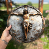 Commence par le Christ - Pierre ronde chrétienne