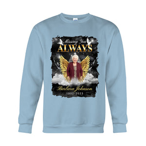 Always In My Heart - Personalized Memorial T-shirt And Hoodie