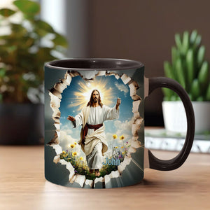 He Is Risen - Personalized Christian Accent Mug