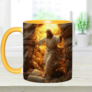 He Is Risen - Personalized Christian Accent Mug