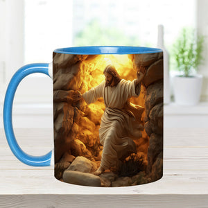 He Is Risen - Personalized Christian Accent Mug