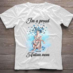 Autism Mom - Personalized Autism Awareness T-shirt and Hoodie