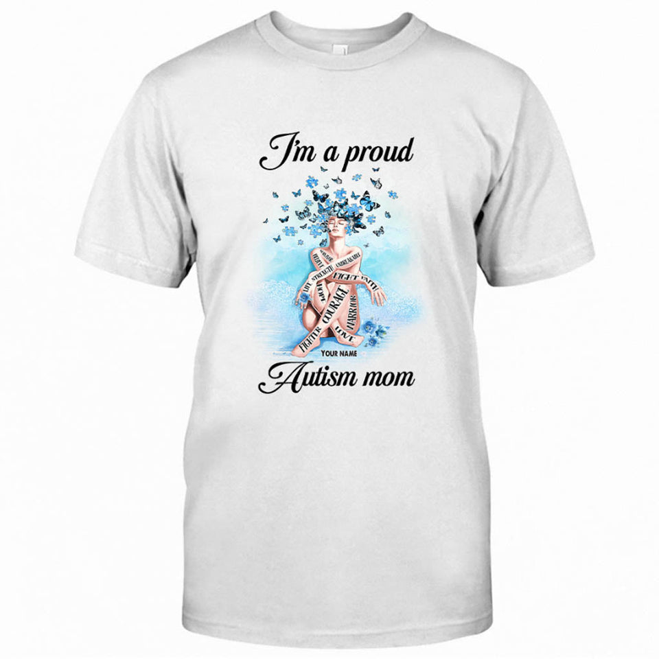 Autism Mom - Personalized Autism Awareness T-shirt and Hoodie