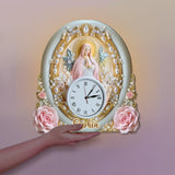 Believer - Personalized Christian LED Light Wall Clock