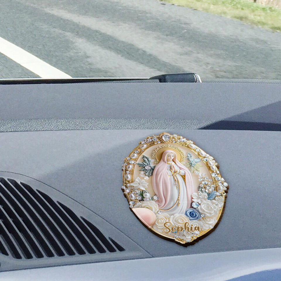 Believer - Personalized Christian Shaped Car Visor Clip