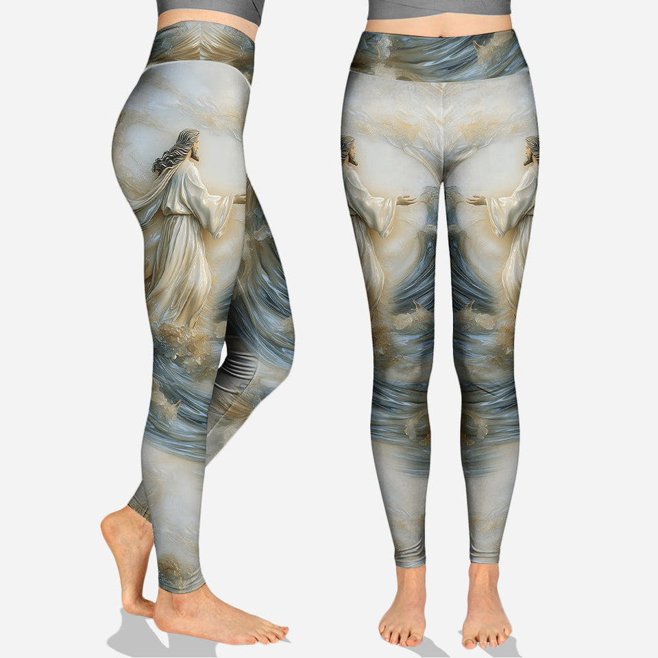 Avec Dieu, tout est possible - Sweat à capuche et legging chrétiens personnalisés