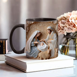 Nativity Scene - Personalized Christian Accent Mug