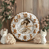 La Sainte Famille - Horloge murale chrétienne