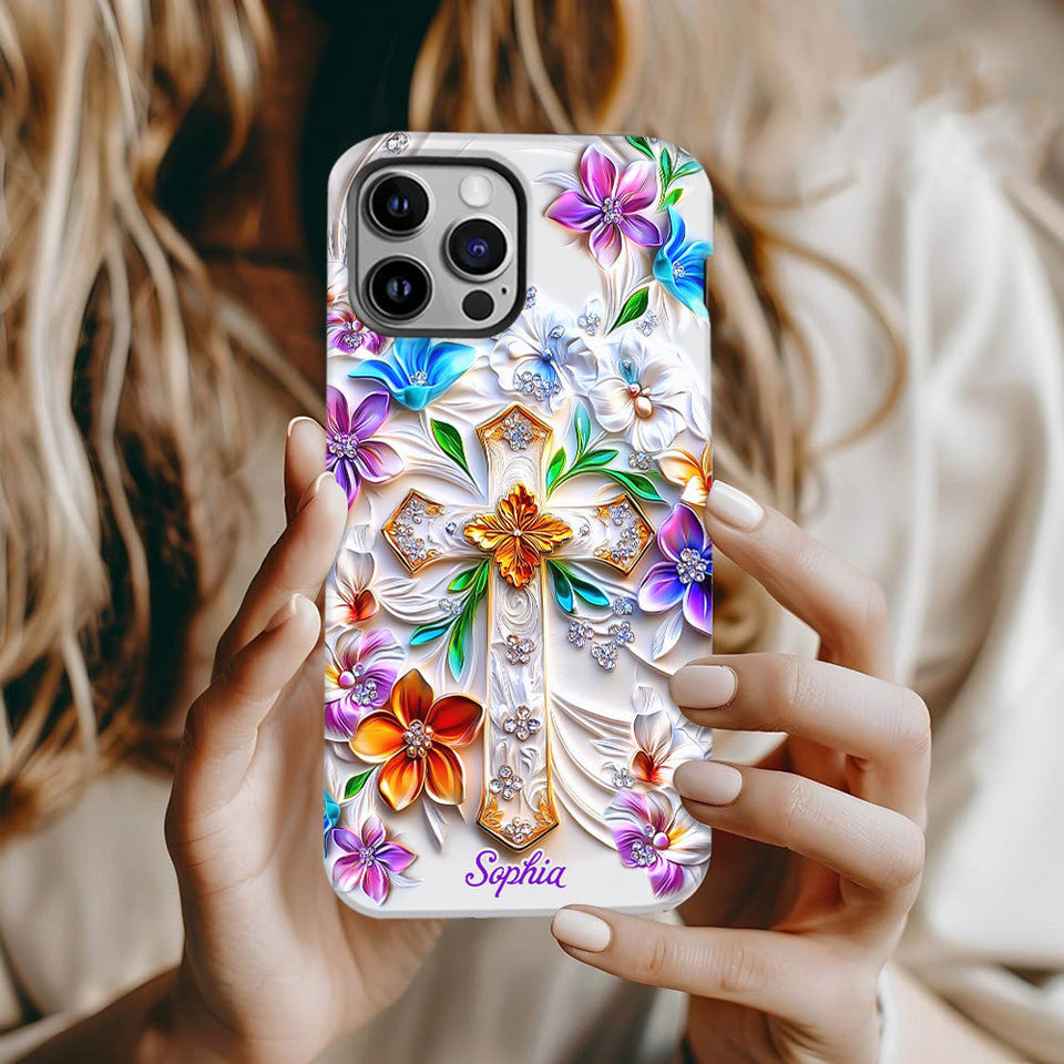 Croire - Coque de téléphone personnalisée avec impression chrétienne intégrale