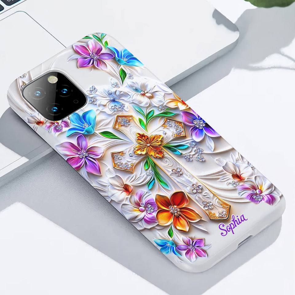 Croire - Coque de téléphone personnalisée avec impression chrétienne intégrale