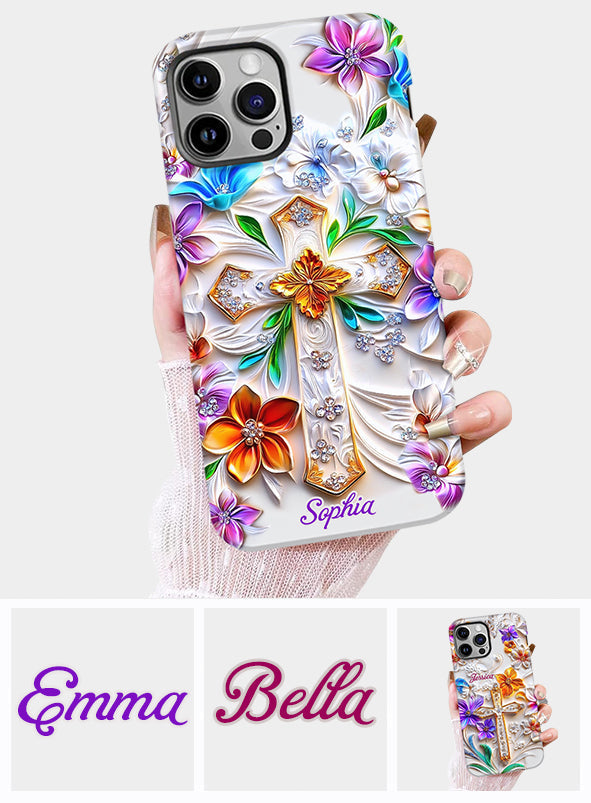 Croire - Coque de téléphone personnalisée avec impression chrétienne intégrale