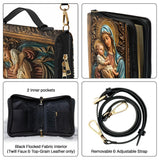 Believer - Personalized Christian Leather Bible Cover Bag