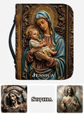 Believer - Personalized Christian Leather Bible Cover Bag