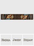 Chemin de table chrétien personnalisé Sainte Famille