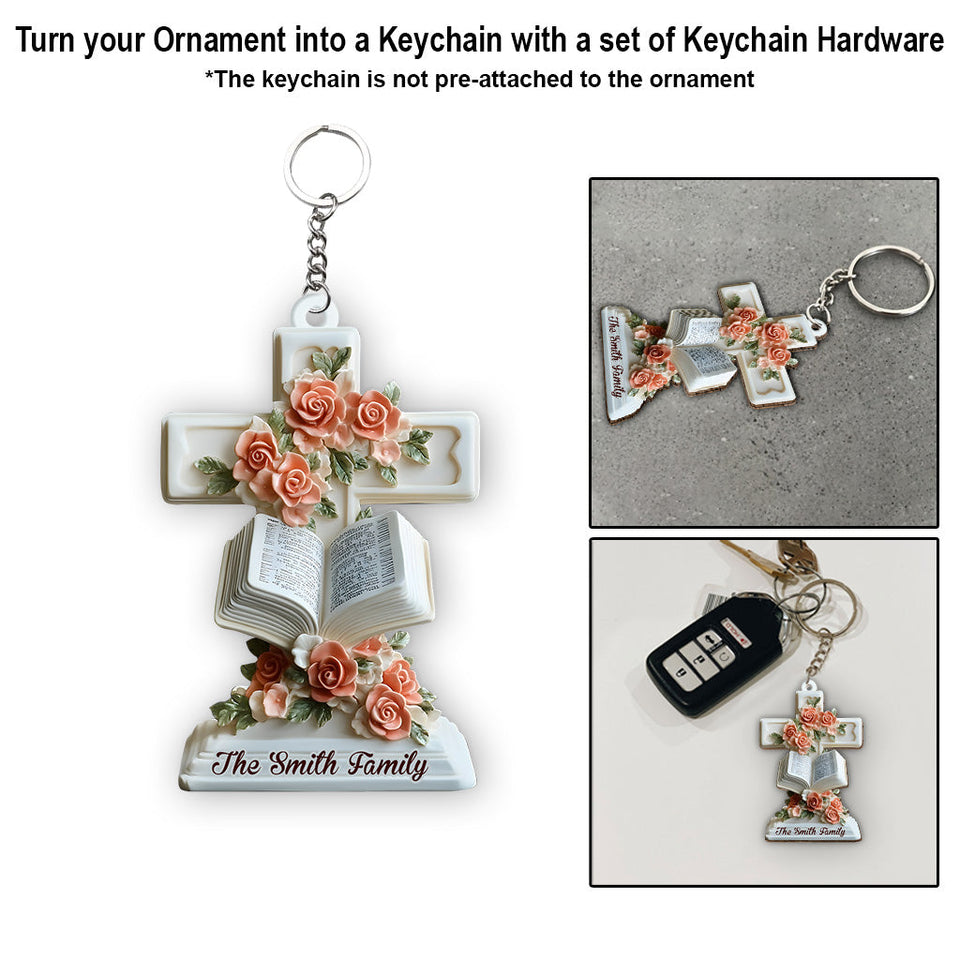 Sainte Famille - Ornement chrétien personnalisé