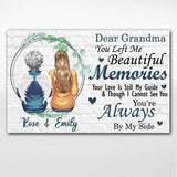 Tu m'as laissé de merveilleux souvenirs - Affiche commémorative personnalisée pour la fête des mères