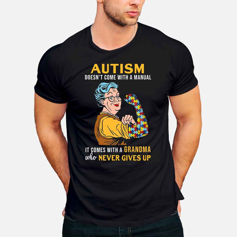 T-shirt et sweat à capuche « Ne jamais abandonner » pour la sensibilisation à l'autisme 112021